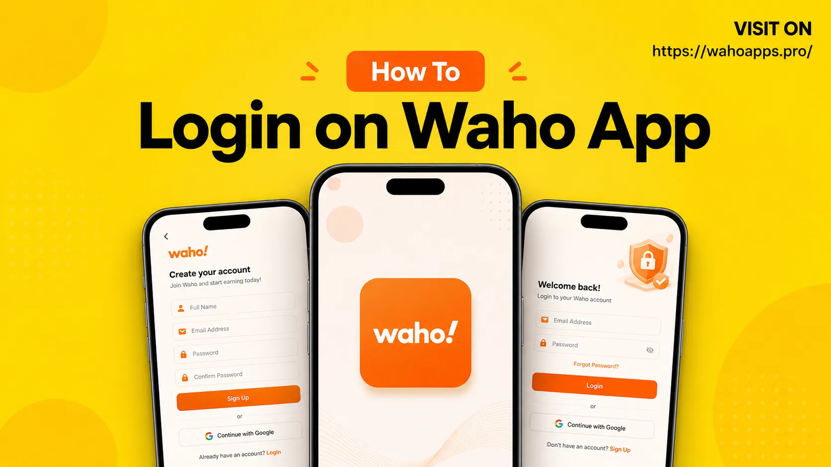 Login Waho App