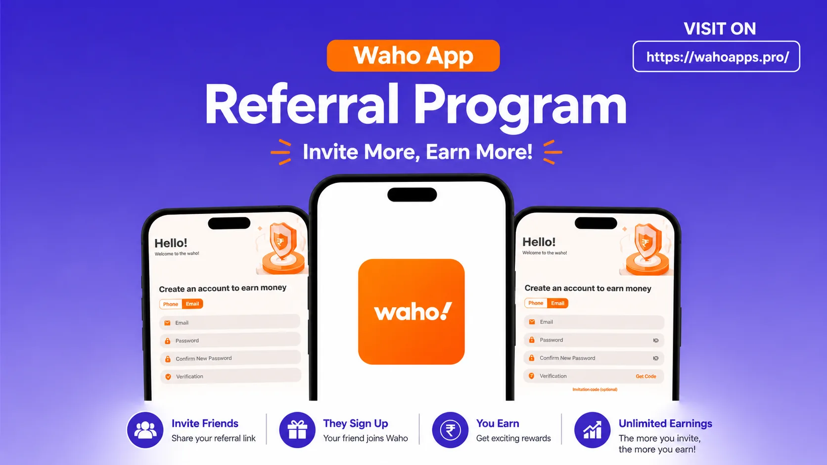 Waho-App-Referral-Program